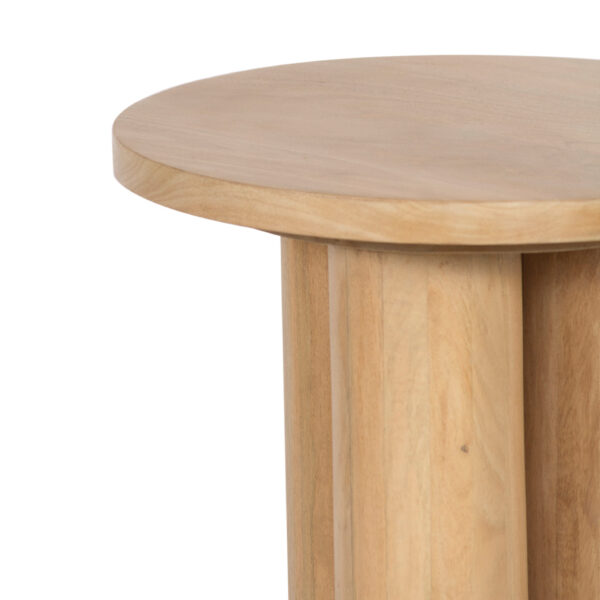 Baarlo Mango Wood Round Side Table