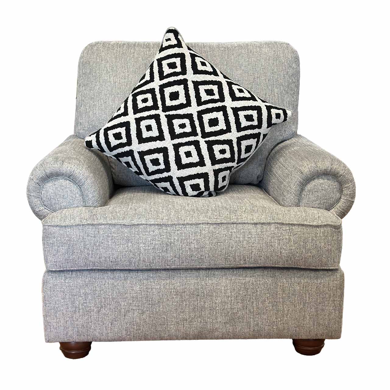 Barcelona Fabric Armchair grey