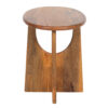 Basque Oval Mango Wood Side Table