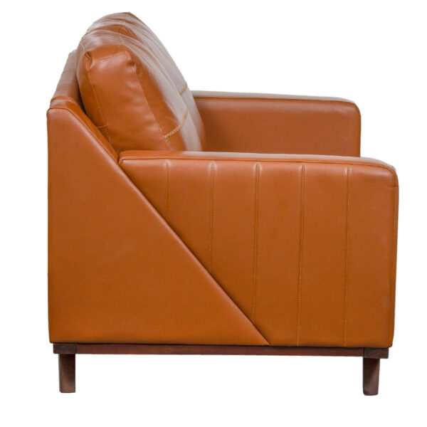 Batavia Tan Love Seat Sofa