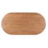 Bedum Acacia Wood Oval Coffee Table