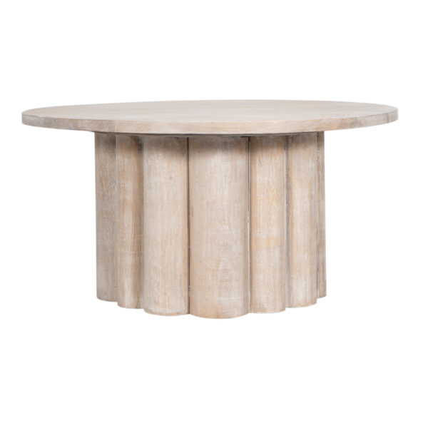 Benjamin Manog Wood Round Coffee Table