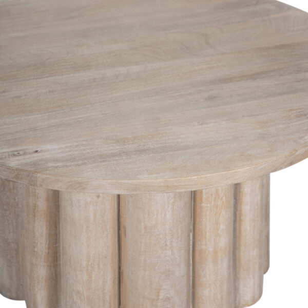 Benjamin Manog Wood Round Coffee Table