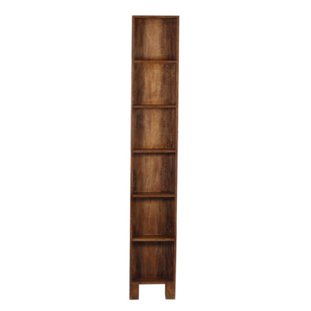 Berg Narrow Mango Wood Bookcase