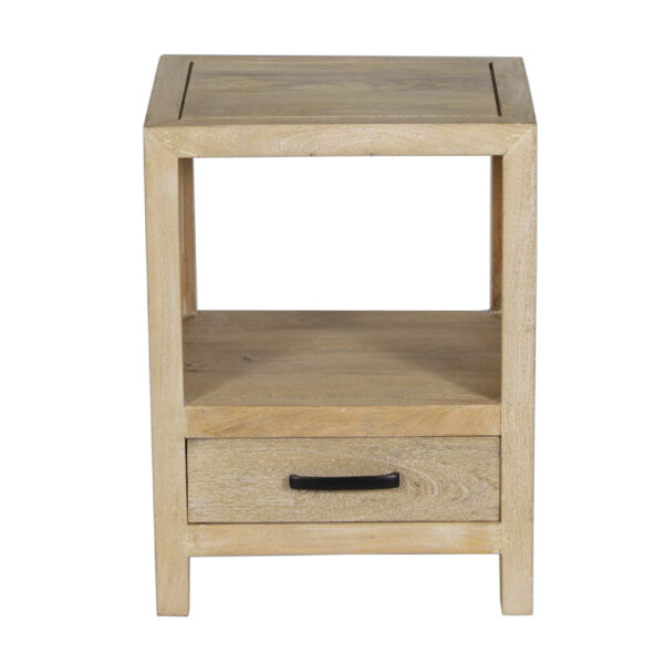 Birkfeld Mango Wood 1 Drawer End Table