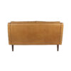 Branca Love Seat Sofa in Buff Leather