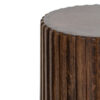 Bremen Mango Wood Side Table Walnut