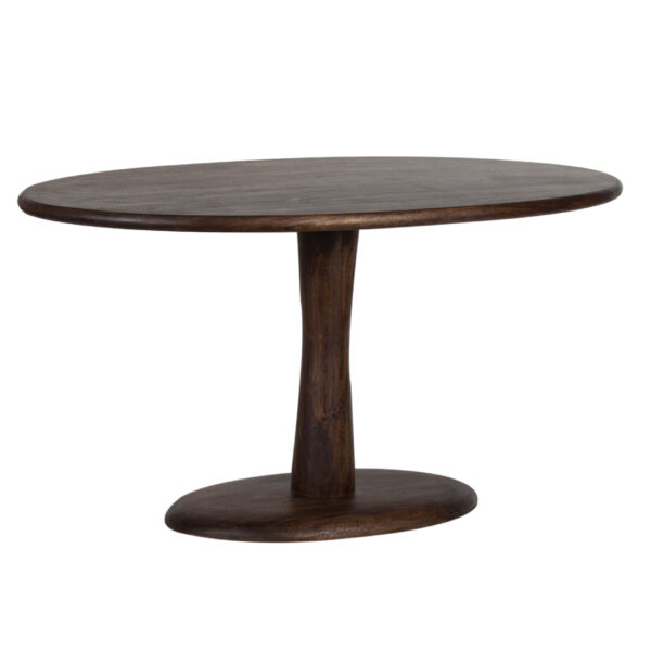 Bron Mango Wood Oval Dining Table 59