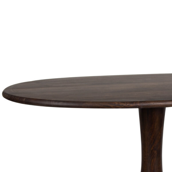 Bron Mango Wood Oval Dining Table 65