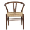 Byron Mango Wood Natural Moonj Weaving Dining Chair