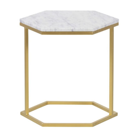 Capri Hexagon End Table