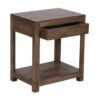 Caitrich Mango Wood 1 Drawer Side Table