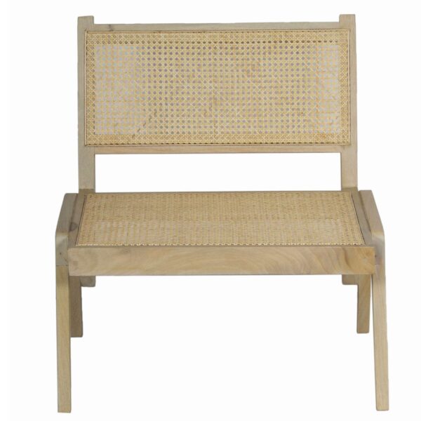 Carina Mango Wood Lounge Rattan Chair