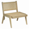 Carina Mango Wood Lounge Rattan Chair