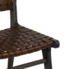 Carmel Mango Wood Leather Dining Chair