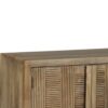 Carol Mango Wood Metal 2 Door Cabinet