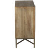 Carol Mango Wood Metal 2 Door Cabinet