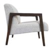 Celeste Wood Fabric Accent Chair