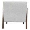 Celeste Wood Fabric Accent Chair