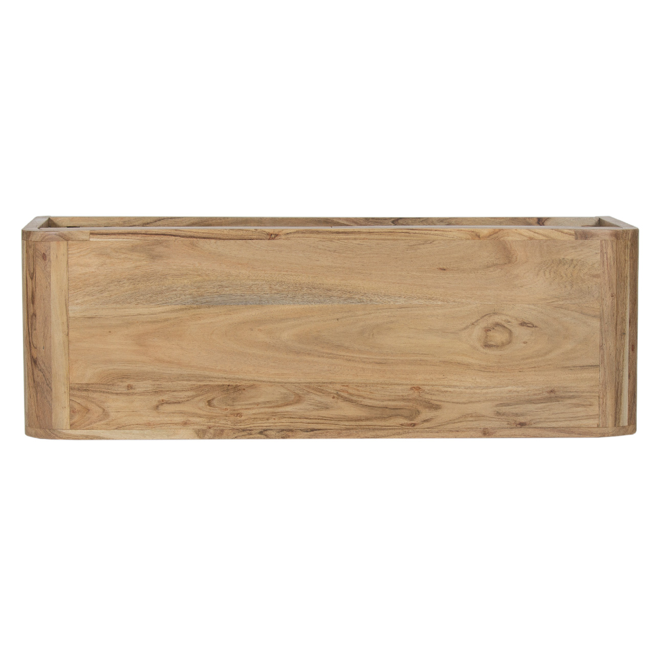 Celio Acacia Wood Entryway Bench With Drawer