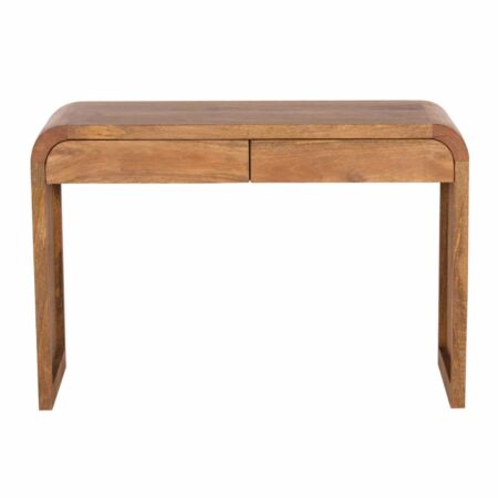 Celio Mango Wood 2 Drawer Console Table