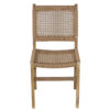 Charles Mango Wood Danish Cord Weaving Dining Chair