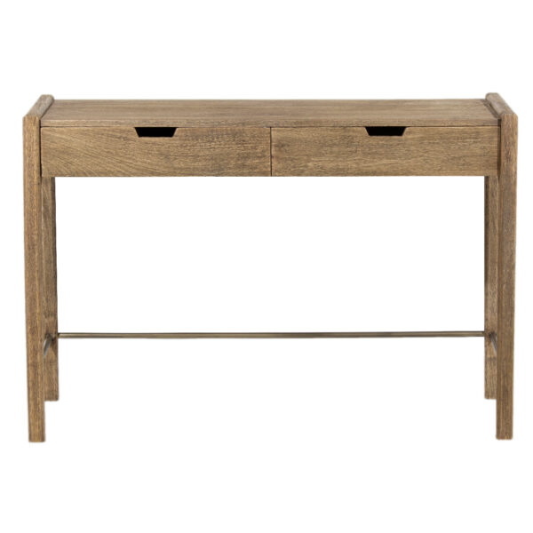 Chaya Mango Wood 2 Drawer Desk