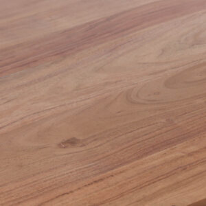 Clovis Acacia Wood Metal Dining Table