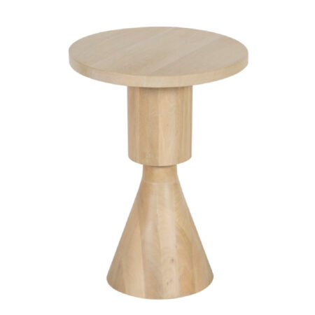 Colfox Mango Wood Round Side Table Colfox Mango Wood Round Side Table