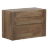 Daldas Mango Wood 2 Drawer Bedside Table