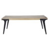 Dallas Mango Wood Metal Legs Extension Table