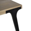 Dallas Mango Wood Metal Legs Extension Table