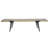 Dallas Mango Wood Metal Legs Extension Table