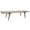 Dallas Mango Wood Metal Legs Extension Table