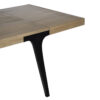 Dallas Mango Wood Metal Legs Extension Table