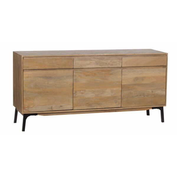 Dallas Mango Wood With Metal Legs Sideboard