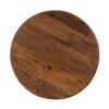 Dalta Round Oak Wood Side Table