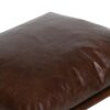 Damo Leather Metal Ottoman