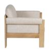 Dasmond Mango Wood Milano Fabric Arm Chair