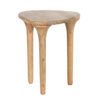 Delargo Mango Wood Side Table in Natural