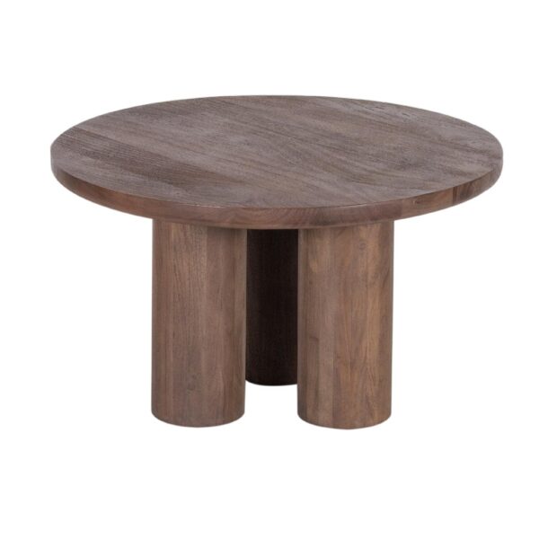 Dilara Acacia Wood Round Coffee Table