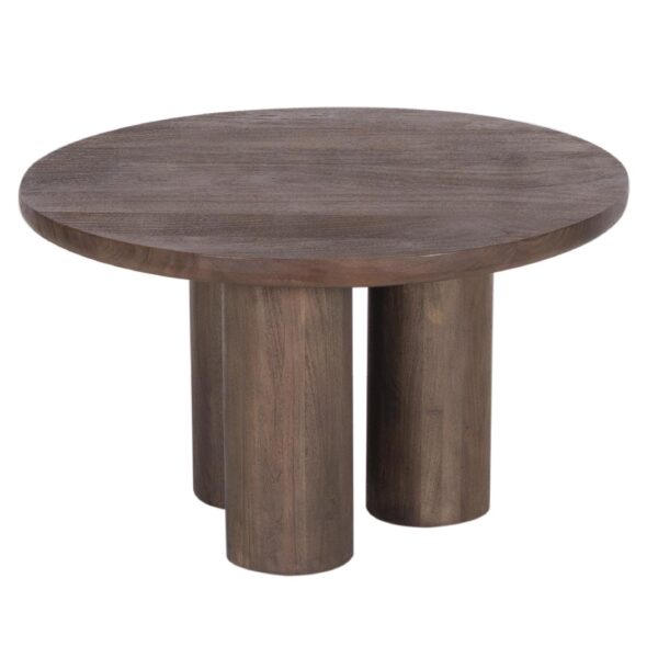 Dilara Acacia Wood Round Coffee Table