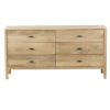 Dowen Mango Wood 5 Drawer Highboy