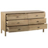 Dowen Mango Wood 5 Drawer Highboy