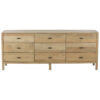 Dowen Mango Wood 9 Drawer Dresser