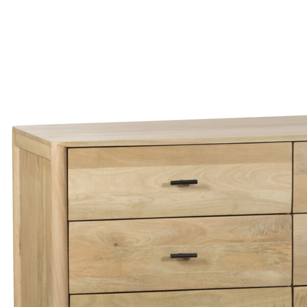 Dowen Mango Wood 9 Drawer Dresser