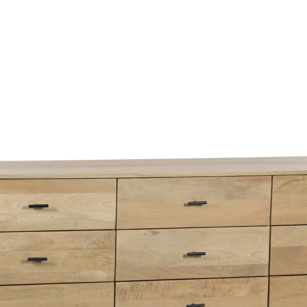 Dowen Mango Wood 9 Drawer Dresser