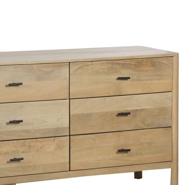 Dowen Mango Wood 9 Drawer Dresser