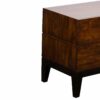 Evoke Mango Wood 2 Drawer Bedside Table