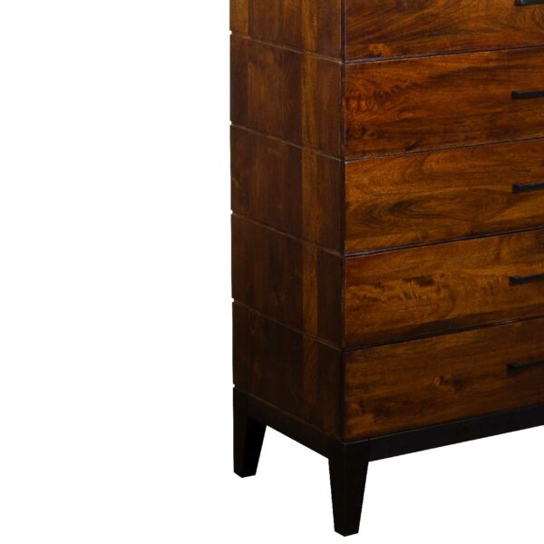 Evoke Mango Wood 6 Drawe Highboy